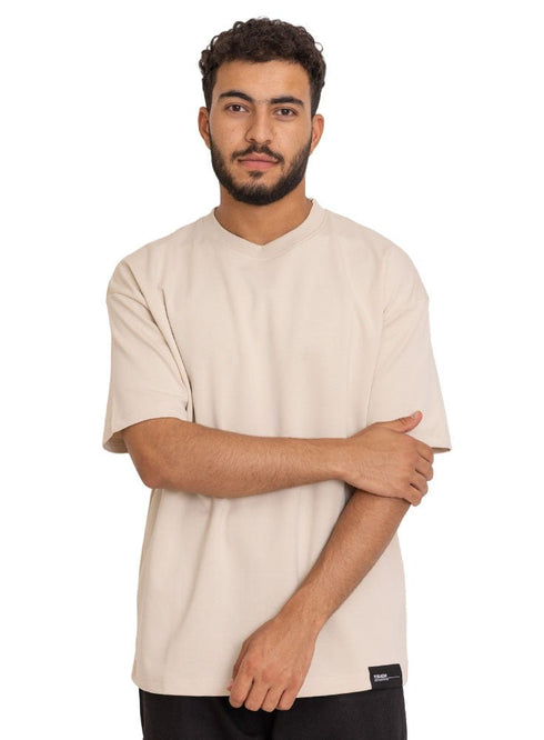 Beige Design 3798 VIG - O - S Round T-shirt - Khotwh